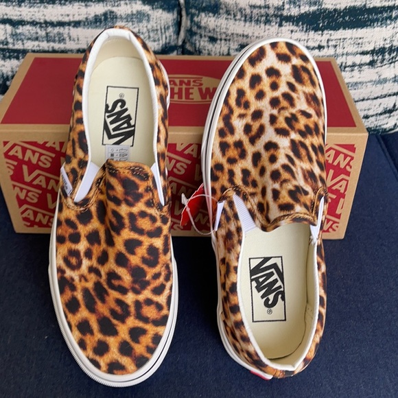 Vans Classic Slip-On Leopard Black/True White WMNS - Picture 13 of 16